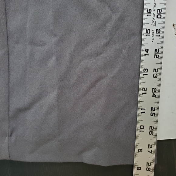 Gloria Vanderbilt The Perfect Fit Womens Pants Size 14 Short Gray EUC - Picture 6 of 10